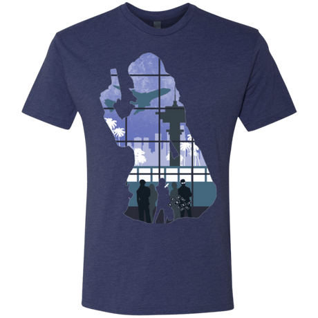 T-Shirts Vintage Navy / Small Smuggler Jackie Men's Triblend T-Shirt