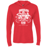 T-Shirts Vintage Red / X-Small Smugglers Gym Triblend Long Sleeve Hoodie Tee