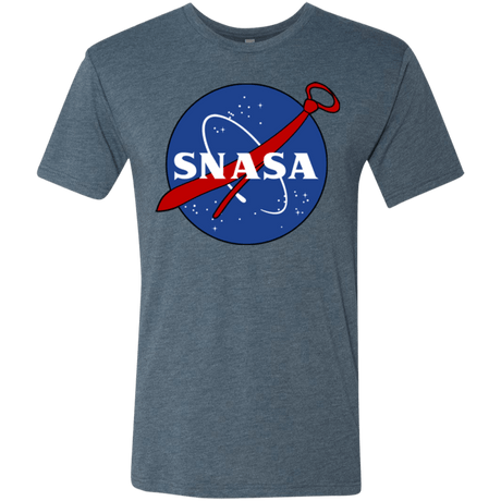 T-Shirts Indigo / Small SNASA Men's Triblend T-Shirt
