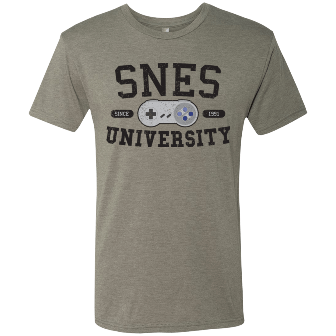 T-Shirts Venetian Grey / Small SNES Men's Triblend T-Shirt