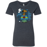 T-Shirts Vintage Navy / Small Snoopydoo Women's Triblend T-Shirt