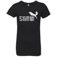 T-Shirts Black / YXS Snow Girls Premium T-Shirt