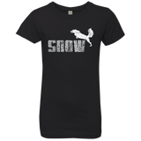 T-Shirts Black / YXS Snow Girls Premium T-Shirt