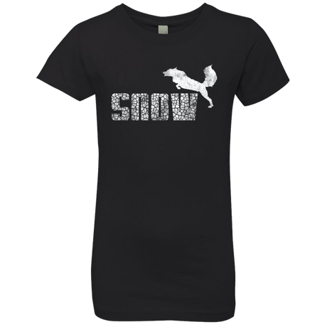 T-Shirts Black / YXS Snow Girls Premium T-Shirt