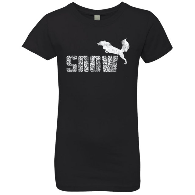 T-Shirts Black / YXS Snow Girls Premium T-Shirt