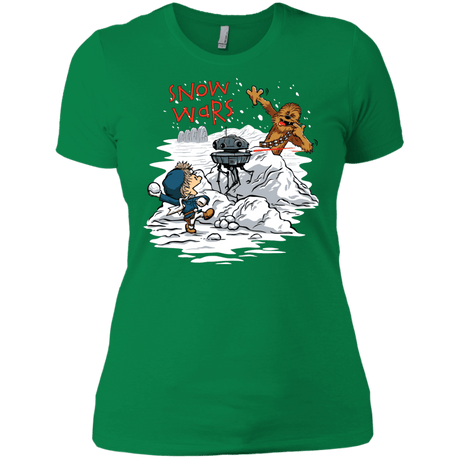 T-Shirts Kelly Green / X-Small Snow Wars Women's Premium T-Shirt