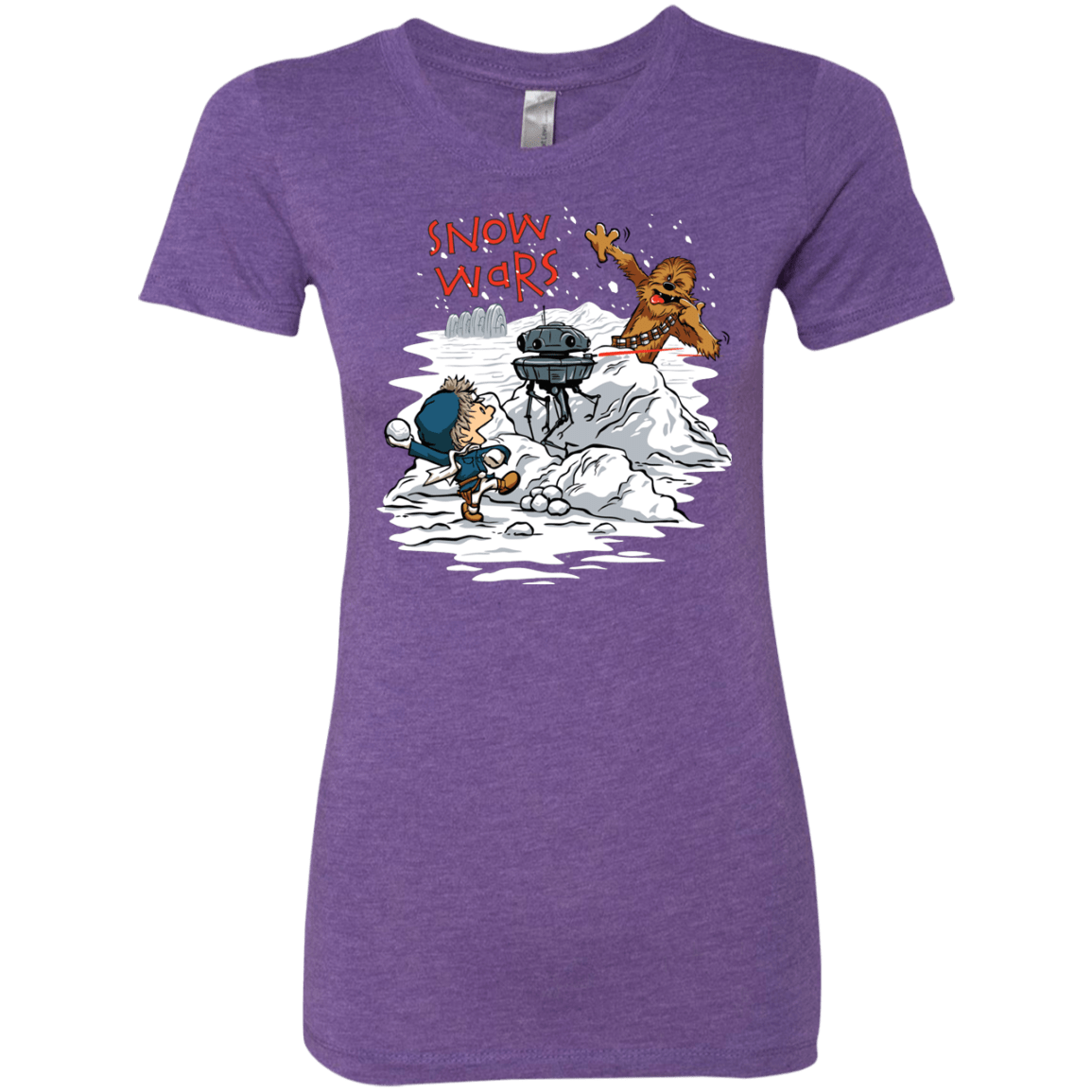 T-Shirts Purple Rush / Small Snow Wars Women's Triblend T-Shirt