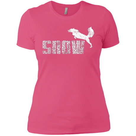 T-Shirts Hot Pink / X-Small Snow Women's Premium T-Shirt