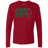 T-Shirts Cardinal / Small So Fett Men's Premium Long Sleeve