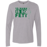 T-Shirts Heather Grey / Small So Fett Men's Premium Long Sleeve