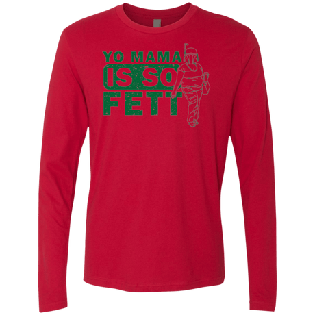 T-Shirts Red / Small So Fett Men's Premium Long Sleeve