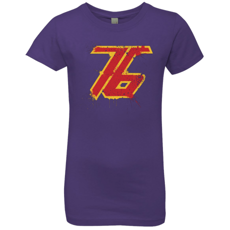 T-Shirts Purple Rush / YXS Soldier 76 Girls Premium T-Shirt