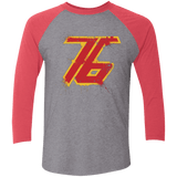 T-Shirts Premium Heather/ Vintage Red / X-Small Soldier 76 Triblend 3/4 Sleeve