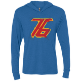 T-Shirts Vintage Royal / X-Small Soldier 76 Triblend Long Sleeve Hoodie Tee