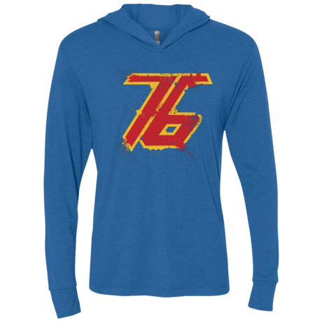 T-Shirts Vintage Royal / X-Small Soldier 76 Triblend Long Sleeve Hoodie Tee