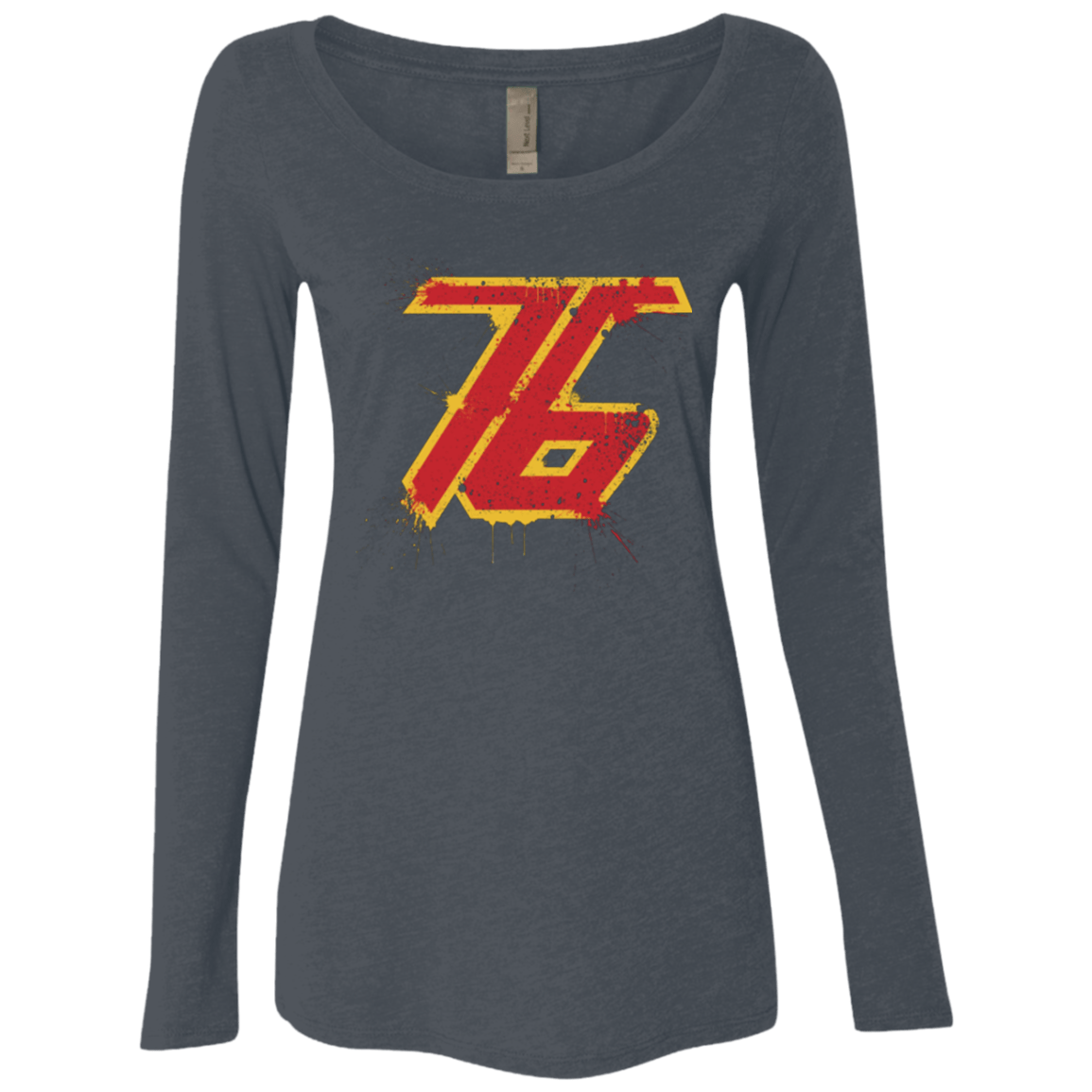 T-Shirts Vintage Navy / Small Soldier 76 Women's Triblend Long Sleeve Shirt