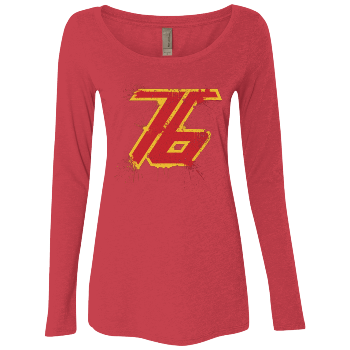 T-Shirts Vintage Red / Small Soldier 76 Women's Triblend Long Sleeve Shirt