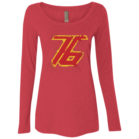 T-Shirts Vintage Red / Small Soldier 76 Women's Triblend Long Sleeve Shirt