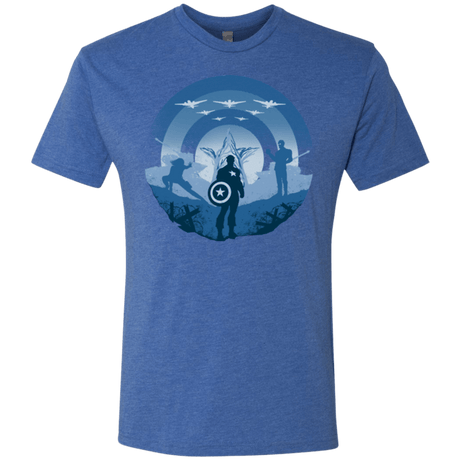 T-Shirts Vintage Royal / Small Soldier of Freedom Men's Triblend T-Shirt