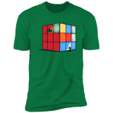 T-Shirts Kelly Green / S Solving the Cube Men's Premium T-Shirt