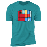 T-Shirts Tahiti Blue / S Solving the Cube Men's Premium T-Shirt