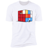 T-Shirts White / S Solving the Cube Men's Premium T-Shirt