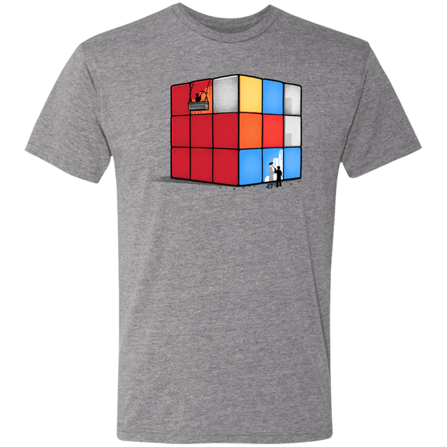 T-Shirts Premium Heather / S Solving the Cube Men's Triblend T-Shirt