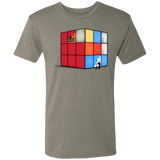 T-Shirts Venetian Grey / S Solving the Cube Men's Triblend T-Shirt