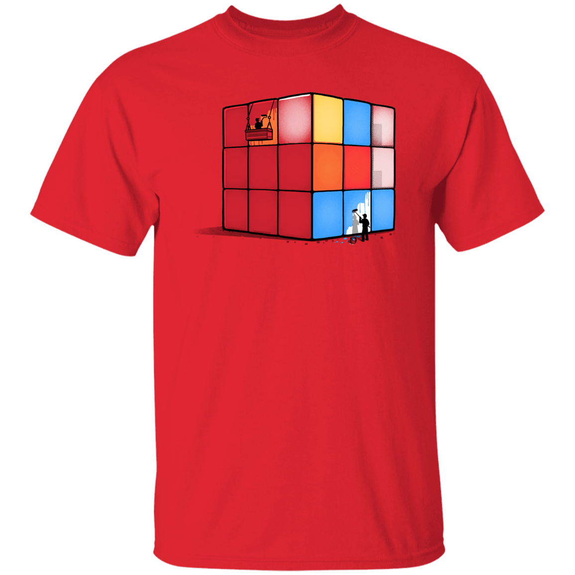 T-Shirts Red / S Solving the Cube T-Shirt