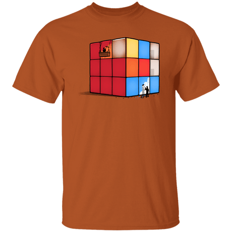 T-Shirts Texas Orange / S Solving the Cube T-Shirt