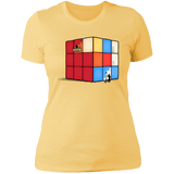 T-Shirts Banana Cream/ / S Solving the Cube Women's Premium T-Shirt