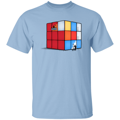 T-Shirts Light Blue / YXS Solving the Cube Youth T-Shirt