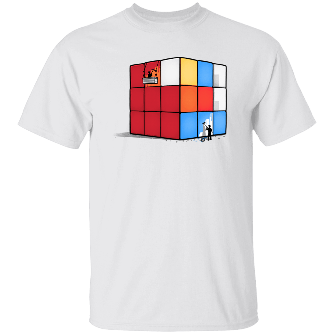 T-Shirts White / YXS Solving the Cube Youth T-Shirt