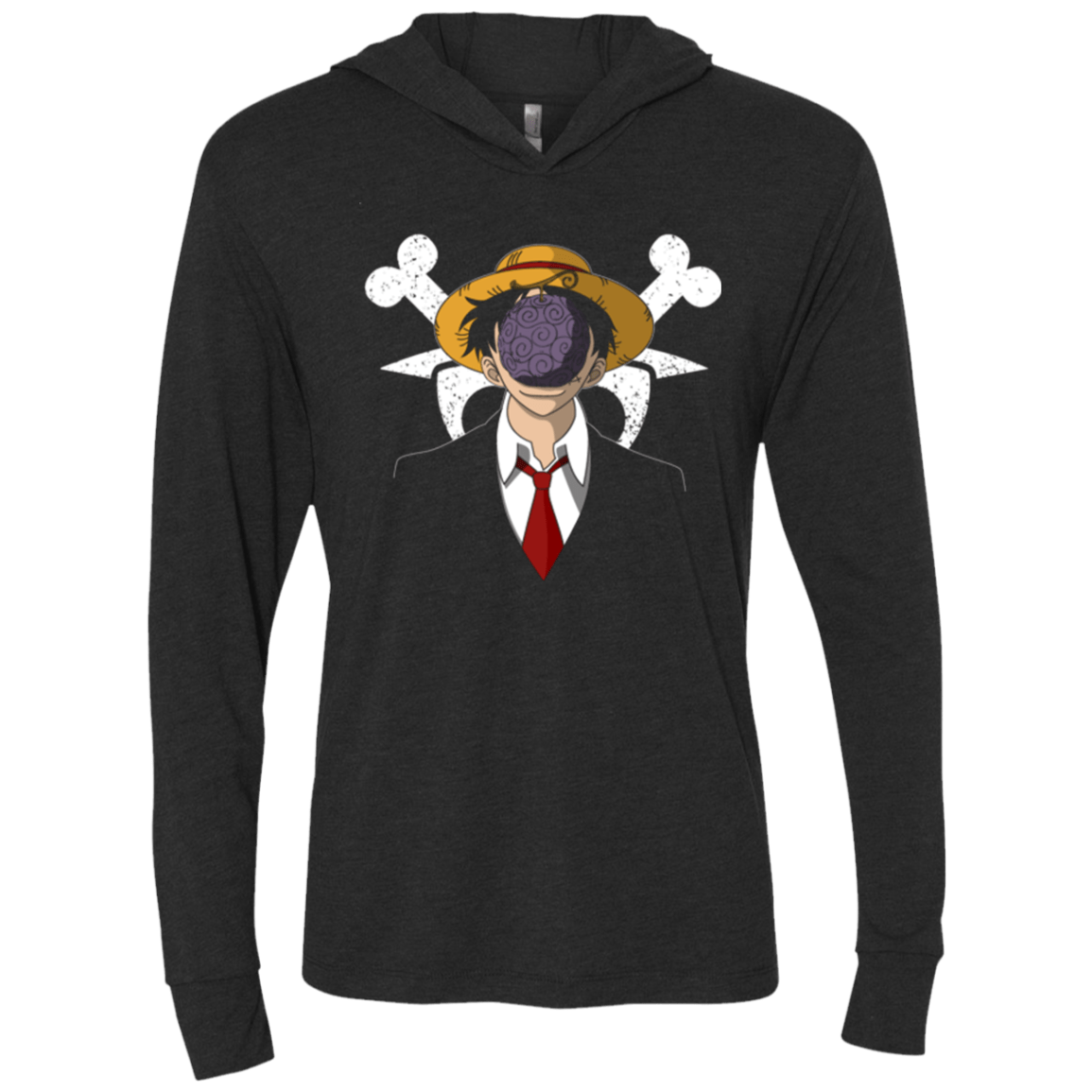 T-Shirts Vintage Black / X-Small Son of pirates Triblend Long Sleeve Hoodie Tee