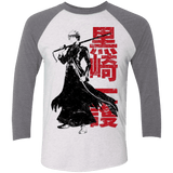 T-Shirts Heather White/Premium Heather / X-Small Soul Reaper Men's Triblend 3/4 Sleeve