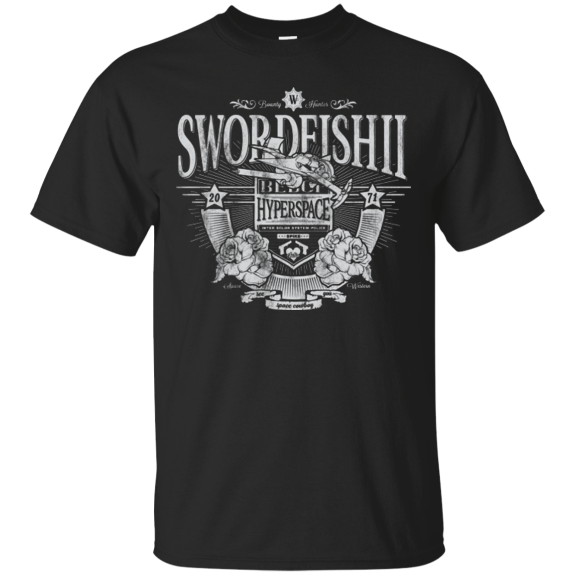 T-Shirts Black / Small Space Western T-Shirt