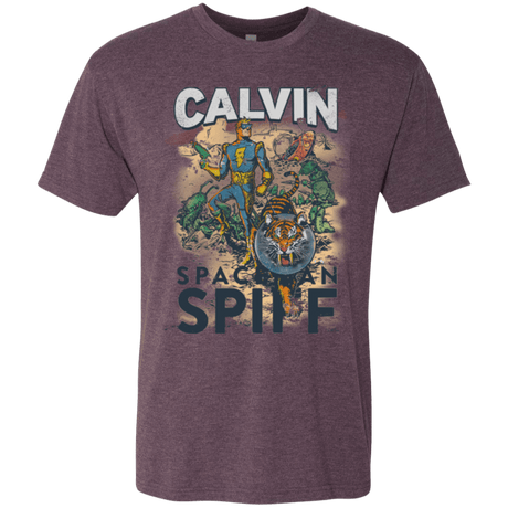 T-Shirts Vintage Purple / Small Spaceman Spiff Men's Triblend T-Shirt