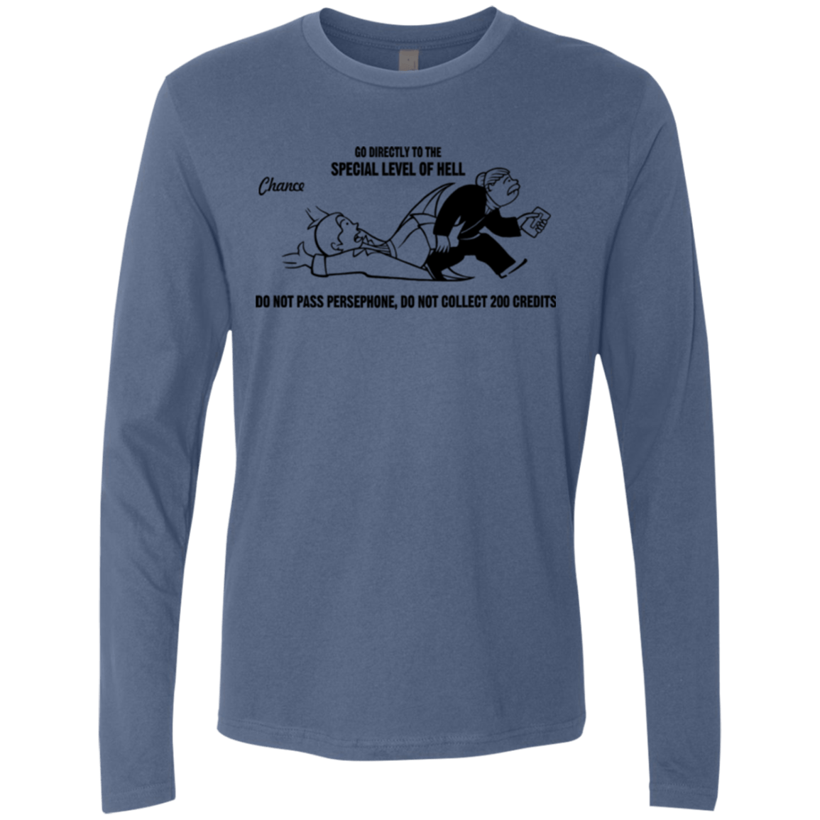 T-Shirts Indigo / Small Special Level of Hell Men's Premium Long Sleeve