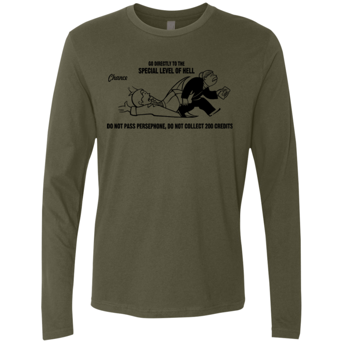 T-Shirts Military Green / Small Special Level of Hell Men's Premium Long Sleeve