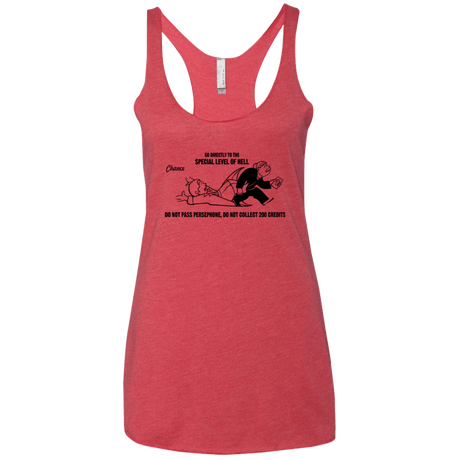 T-Shirts Vintage Red / X-Small Special Level of Hell Women's Triblend Racerback Tank