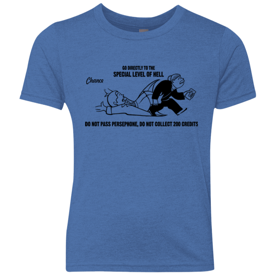 T-Shirts Vintage Royal / YXS Special Level of Hell Youth Triblend T-Shirt