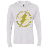 T-Shirts Heather White / X-Small Speed Force University Triblend Long Sleeve Hoodie Tee