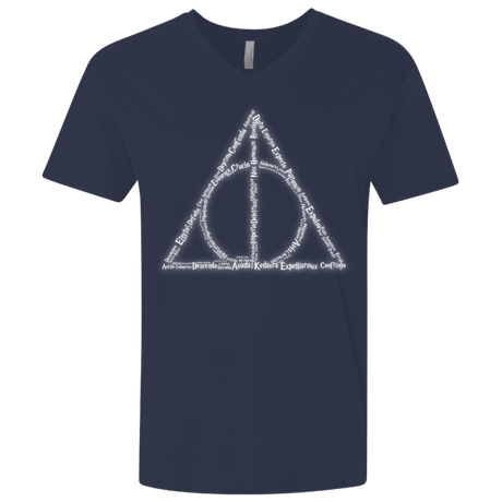 T-Shirts Midnight Navy / X-Small Spells Men's Premium V-Neck