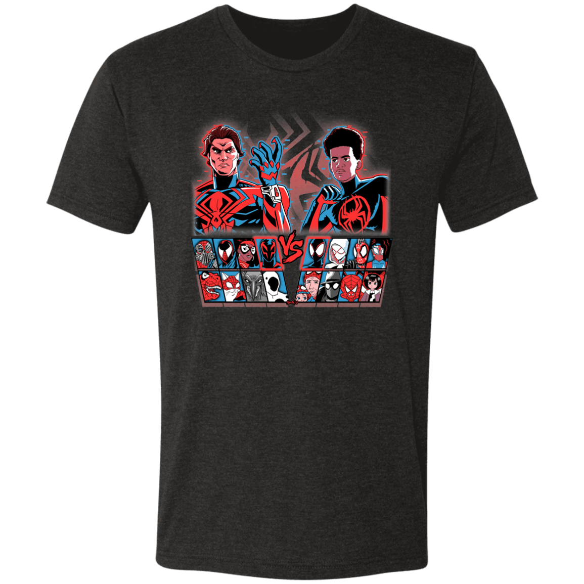 T-Shirts Vintage Black / S Spider Fighter Men's Triblend T-Shirt