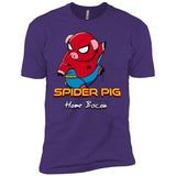 T-Shirts Purple / X-Small Spider Pig Build Line Men's Premium T-Shirt