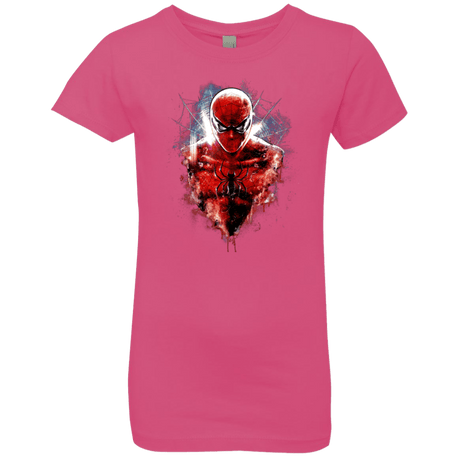 T-Shirts Hot Pink / YXS Spiderman Girls Premium T-Shirt
