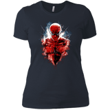 T-Shirts Indigo / X-Small Spiderman Women's Premium T-Shirt