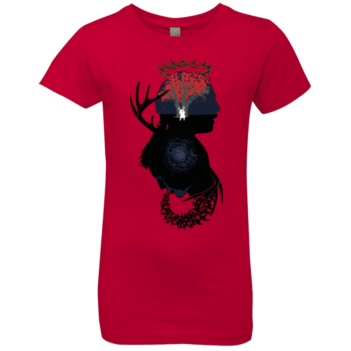 T-Shirts Red / YXS Spiral Detective Girls Premium T-Shirt