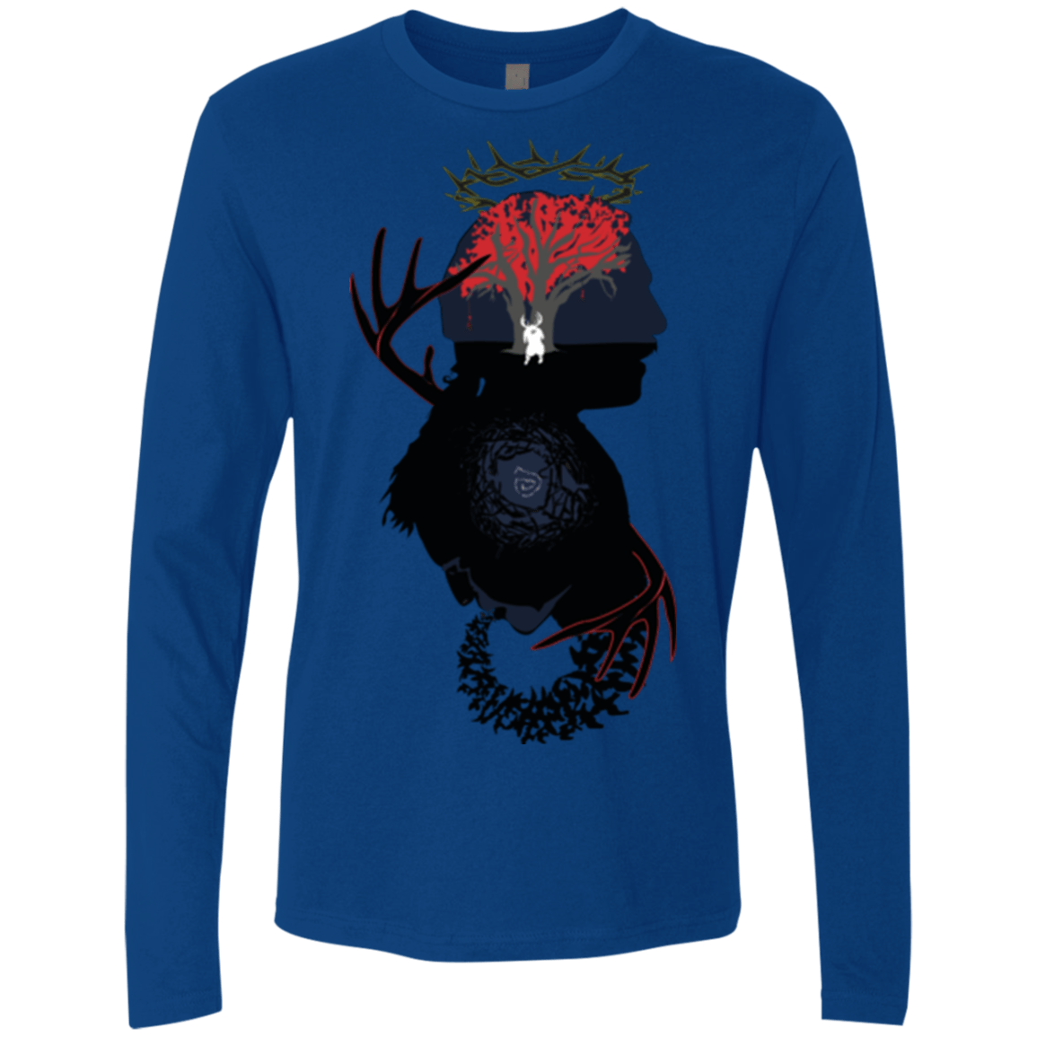 T-Shirts Royal / Small Spiral Detective Men's Premium Long Sleeve