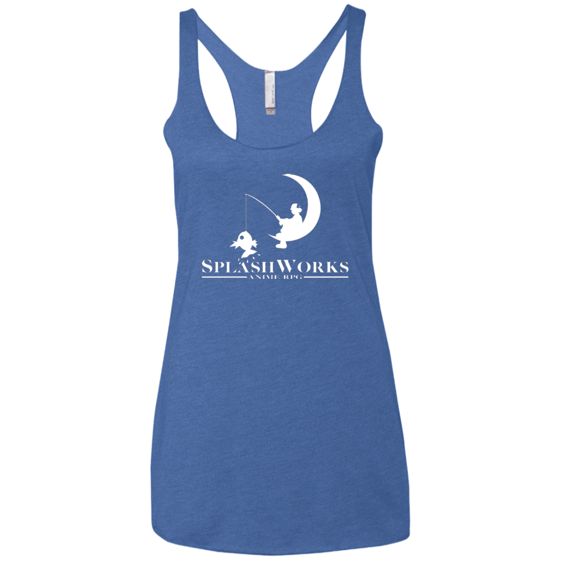 T-Shirts Vintage Royal / X-Small Splash Works Women's Triblend Racerback Tank